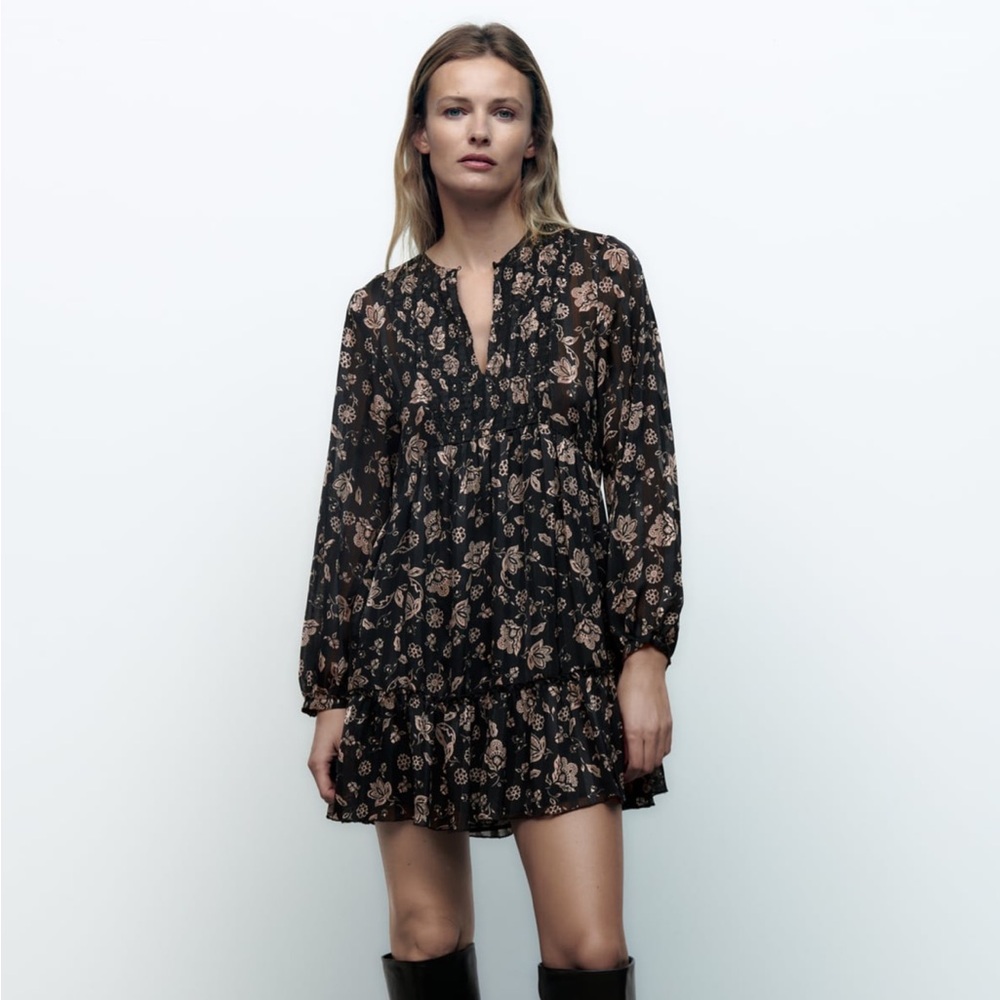 Zara floral dress